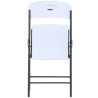 Sedia Pieghevole Lifetime Bianco 47 x 84,5 x 48 cm (6 Unità)
