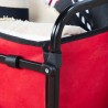 Carrello Multiuso Aktive Rosso Poliestere Acciaio 65 x 94 x 40 cm Pieghevole Spiaggia