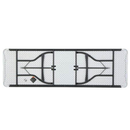 Tavolo Pieghevole Lifetime Bianco 244 x 74 x 76 cm