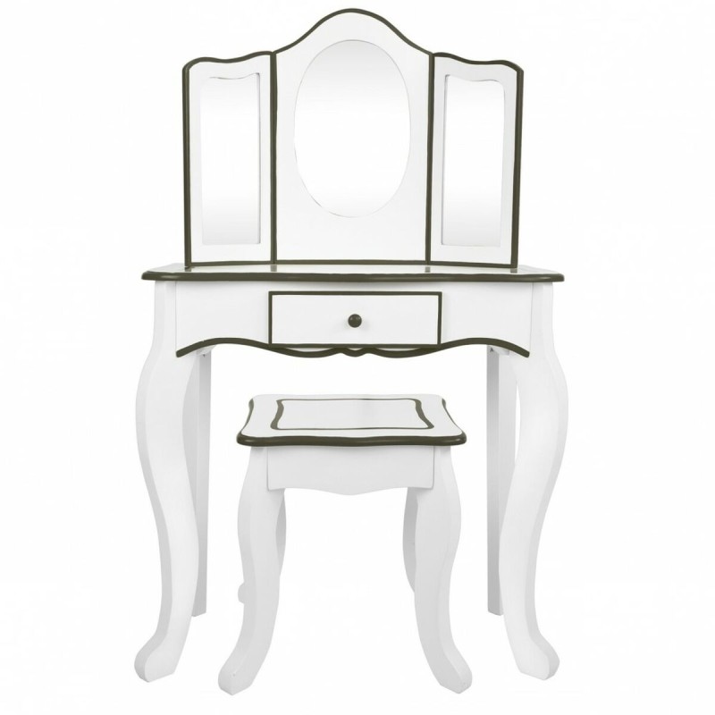 Toletta con Sgabello Woomax Bianco Giocattolo 61 x 100 x 29 cm Toletta con Sgabello Woomax Bianco Giocattolo 61 x 100 x 29 cm