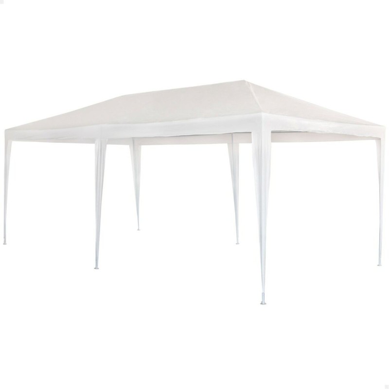 Gazebo Aktive 300 x 255 x 600 cm Metallo Bianco Plastica Gazebo Aktive 300 x 255 x 600 cm Metallo Bianco Plastica