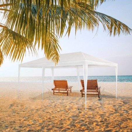 Gazebo Aktive 300 x 255 x 600 cm Metallo Bianco Plastica