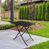Tavolo Pieghevole Aktive 70 x 70 x 50 cm Acciaio
