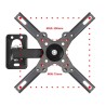 Supporto da Parete Esperanza ERW011 12" 50"