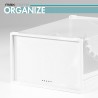 Scatola da scarpe impilabile Max Home Bianco 6 Unità polipropilene ABS 23 x 14,5 x 33,5 cm