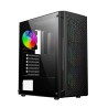 Case computer desktop ATX GEMBIRD CCC-FC-400X Nero Multicolore