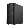 Case computer desktop ATX GEMBIRD CCC-FC-400X Nero Multicolore