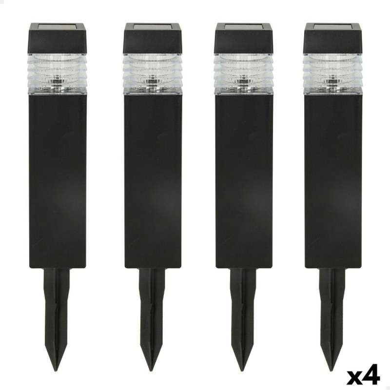 Set di picchetti solari da giardino Aktive 4 Pezzi Plastica 6 x 39,5 x 6 cm (4 Unità) Set di picchetti solari da giardino Aktive 4 Pezzi Plastica 6 x 39,5 x 6 cm (4 Unità)