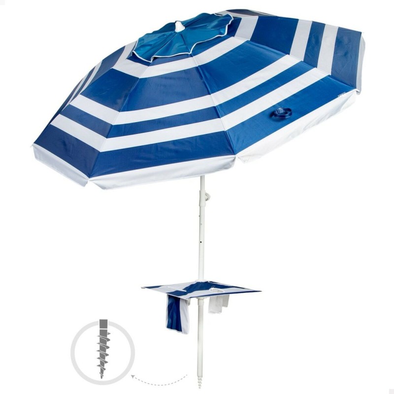 Ombrellone Aktive Acciaio Tessuto Oxford 210 x 205 x 210 cm Ombrellone Aktive Acciaio Tessuto Oxford 210 x 205 x 210 cm