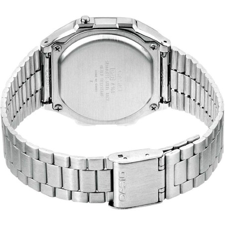 Orologio Unisex Casio A168WA-1YES Nero Argentato (Ø 36 mm)
