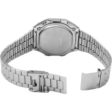 Orologio Unisex Casio A168WA-1YES Nero Argentato (Ø 36 mm)