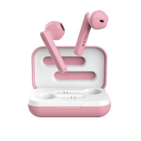 Auricolari Trust Primo Touch Nero Rosa