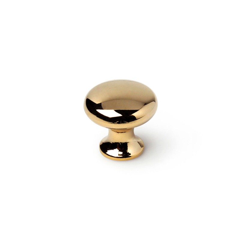 Pomo Rei 760 Dorato Metallo Ø 25 x 24 mm 4 Pezzi Pomo Rei 760 Dorato Metallo Ø 25 x 24 mm 4 Pezzi