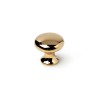 Pomo Rei 760 Dorato Metallo Ø 25 x 24 mm 4 Pezzi