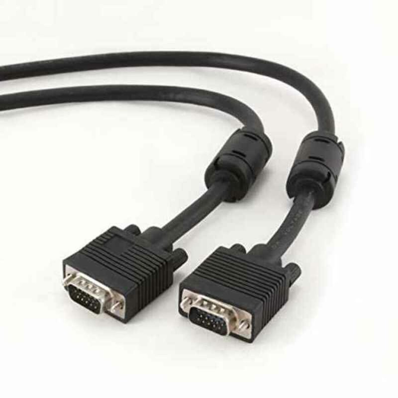 Cavo VGA GEMBIRD CC-PPVGA-5M-B Nero 5 m Cavo VGA GEMBIRD CC-PPVGA-5M-B Nero 5 m