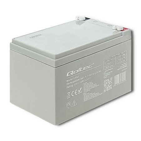 Batteria per Gruppo di Continuità UPS Qoltec 53045 14000 mAh 12 V