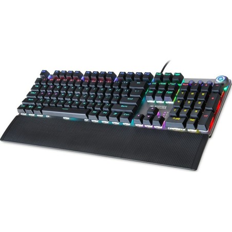 Tastiera Ibox AURORA K-3 Nero/Argentato Argentato QWERTY