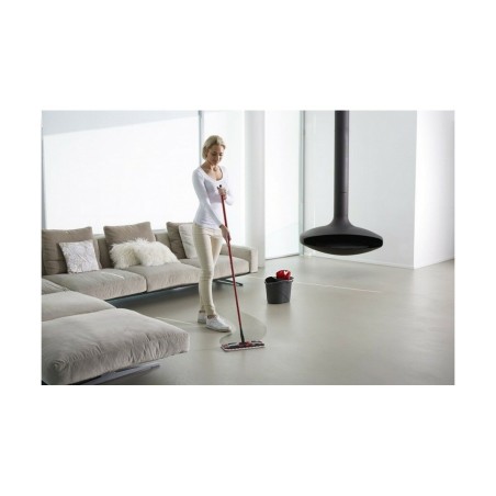 Mocio con Secchio a Doppia Azione Vileda Ultramax Mop Set Nero Rosso Microfibre