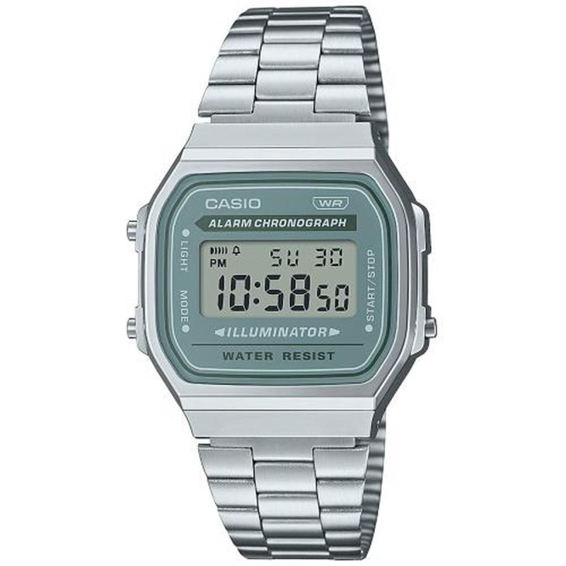 Orologio Unisex Casio A168WA-3AYES Verde Argentato (Ø 36 mm) (Ø 35 mm) Orologio Unisex Casio A168WA-3AYES Verde Argentato (Ø 36 mm) (Ø 35 mm)