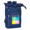 Zaino per Portatile Benetton Cool Blu Marino 28 x 42 x 13 cm