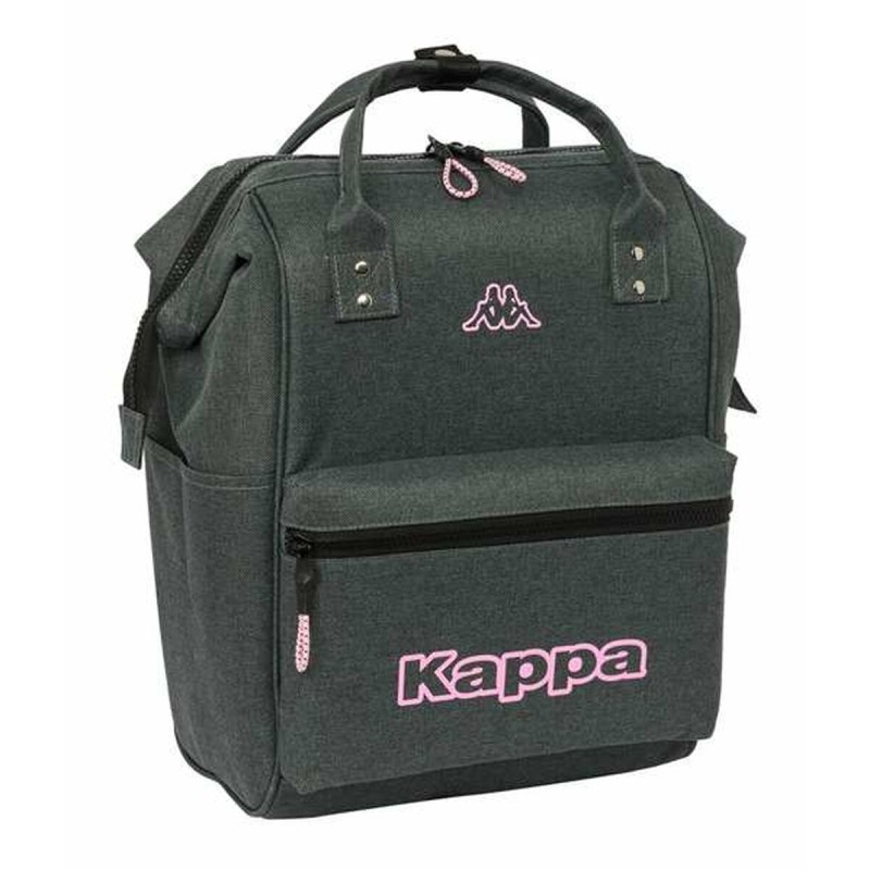Zaino per Portatile Kappa Grigio 27 x 40 x 19 cm Zaino per Portatile Kappa Grigio 27 x 40 x 19 cm