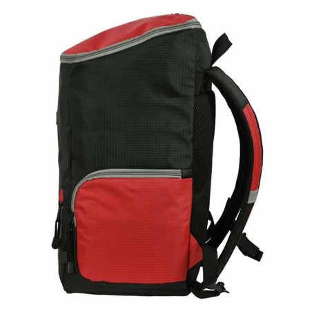 Zaino per Portatile Safta Basic Nero Rosso 28 x 50 x 22 cm