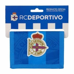 Portafogli R. C. Deportivo de La Coruña Azzurro 12,5 x 9,5 x 1 cm