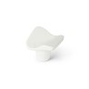 Pomo Rei 749 Bianco Metallo 32 x 31 mm 4 Pezzi