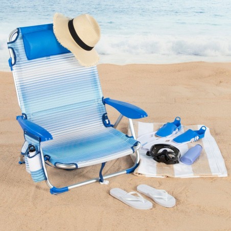 Sedia da Spiaggia Aktive 51 x 76 x 45 cm (2 Unità)