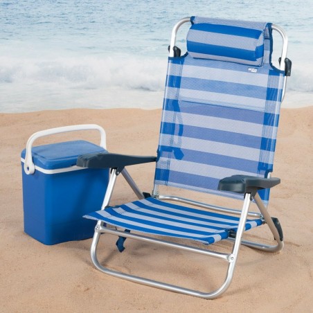 Sedia da Spiaggia Aktive 47 x 82 x 49 cm (2 Unità)