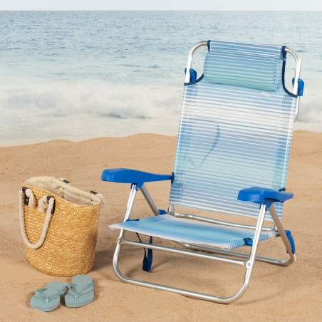 Sedia da Spiaggia Aktive 47 x 82 x 49 cm (2 Unità)