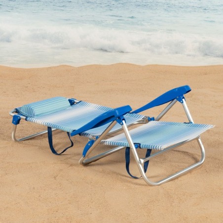 Sedia da Spiaggia Aktive 47 x 82 x 49 cm (2 Unità)