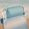 Sedia da Spiaggia Aktive 47 x 82 x 49 cm (2 Unità)