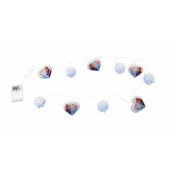 Ghirlanda di Luci LED Frozen Azzurro Bianco 165 cm Natale
