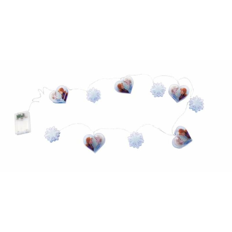Ghirlanda di Luci LED Frozen Azzurro Bianco 165 cm Natale Ghirlanda di Luci LED Frozen Azzurro Bianco 165 cm Natale