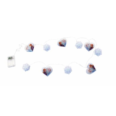 Ghirlanda di Luci LED Frozen Azzurro Bianco 165 cm Natale