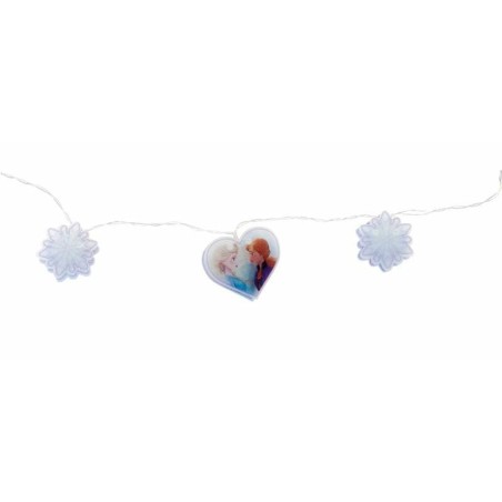 Ghirlanda di Luci LED Frozen Azzurro Bianco 165 cm Natale
