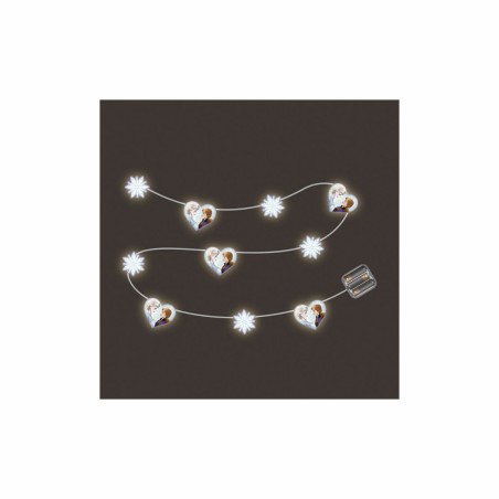 Ghirlanda di Luci LED Frozen Azzurro Bianco 165 cm Natale