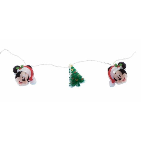 Ghirlanda di Luci LED Mickey Mouse Azzurro Rosso 165 cm