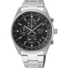 Orologio Uomo Seiko SSB379P1 Nero Argentato