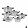 Batteria da Cucina Quttin Genova 12 Pezzi (2 Unità)