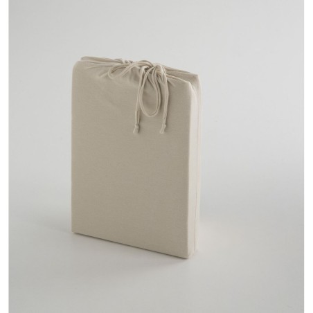 Lenzuolo con angoli aderenti Naturals ELBA Beige 90 x 190/200 cm (Singolo)