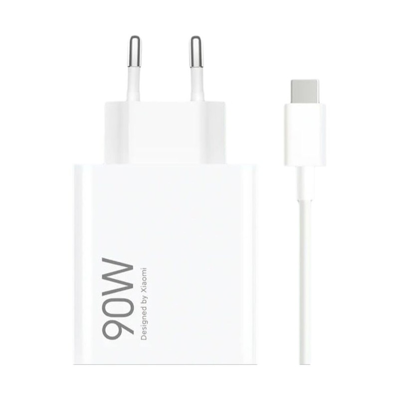 Caricabatterie da Parete + Cavo USB A con USB-C Xiaomi 90 W Caricabatterie da Parete + Cavo USB A con USB-C Xiaomi 90 W
