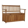 Panca Home ESPRIT Marrone Acacia Naturale 120 x 60 x 87 cm