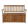 Panca Home ESPRIT Marrone Acacia Naturale 120 x 60 x 87 cm