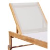 Lettino Home ESPRIT Bianco Marrone 187 x 65 x 81 cm