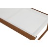 Lettino Home ESPRIT Bianco Marrone 187 x 65 x 81 cm