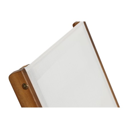 Lettino Home ESPRIT Bianco Marrone 187 x 65 x 81 cm