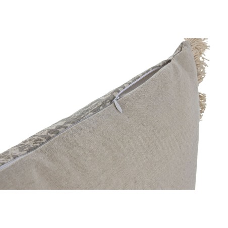 Cuscino Home ESPRIT Grigio Naturale Boho 45 x 8 x 45 cm