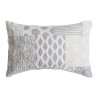 Cuscino DKD Home Decor Beige Grigio Poliestere Patchwork 60 x 10 x 40 cm